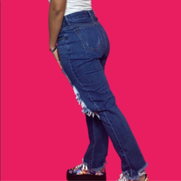 Distressed Denim Jean - Picture 2 of 3